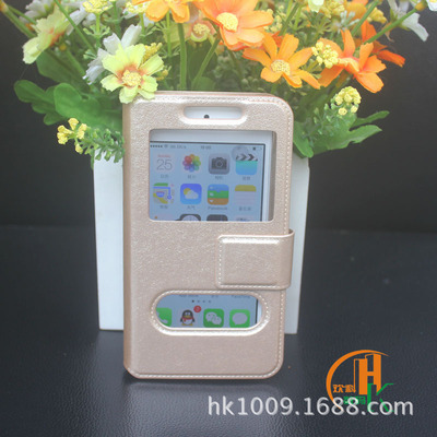 【新款蠶絲紋雙開窗萬(wàn)能皮套 觸屏滑蓋式支架免打孔保護(hù)套 工廠直銷】?jī)r(jià)格,廠家,圖片,手機(jī)保護(hù)套/保護(hù)殼,陳連妹(個(gè)體經(jīng)營(yíng))-